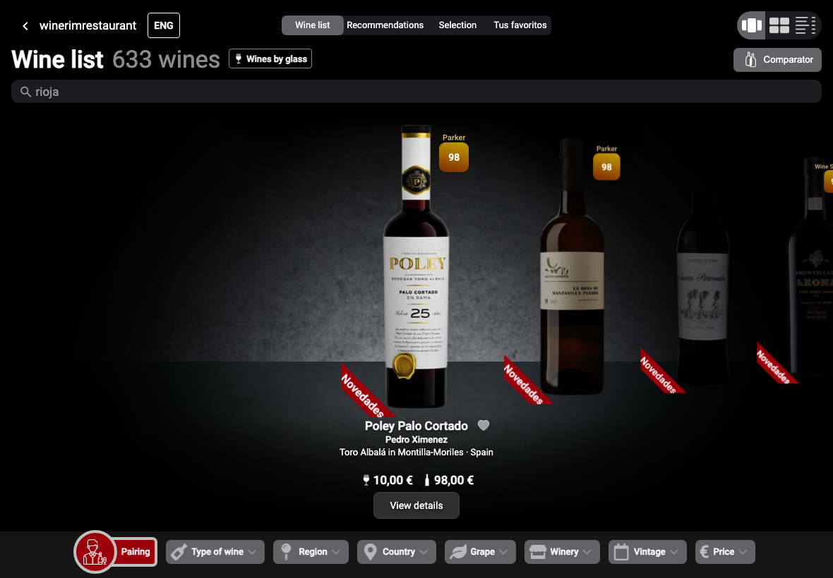 App English busqueda rioja