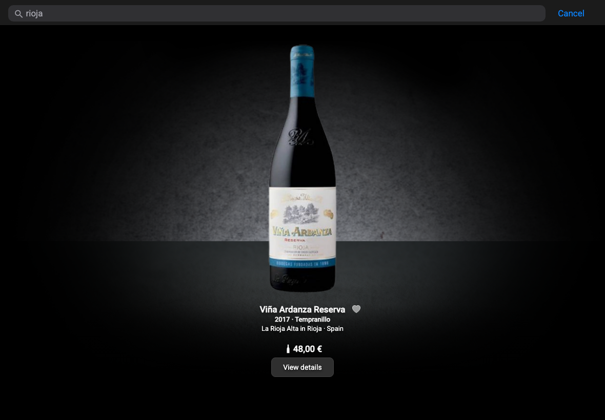 App English busqueda region rioja