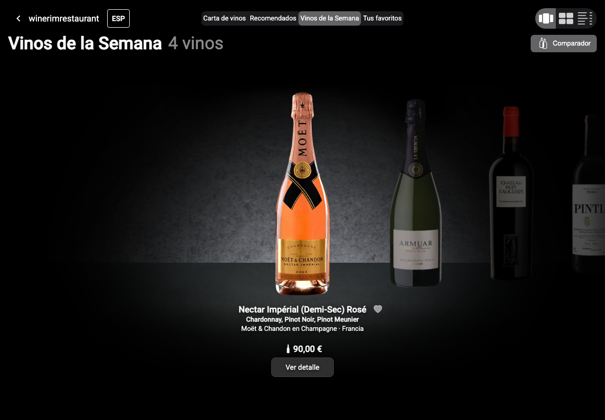 App Español vinos semana