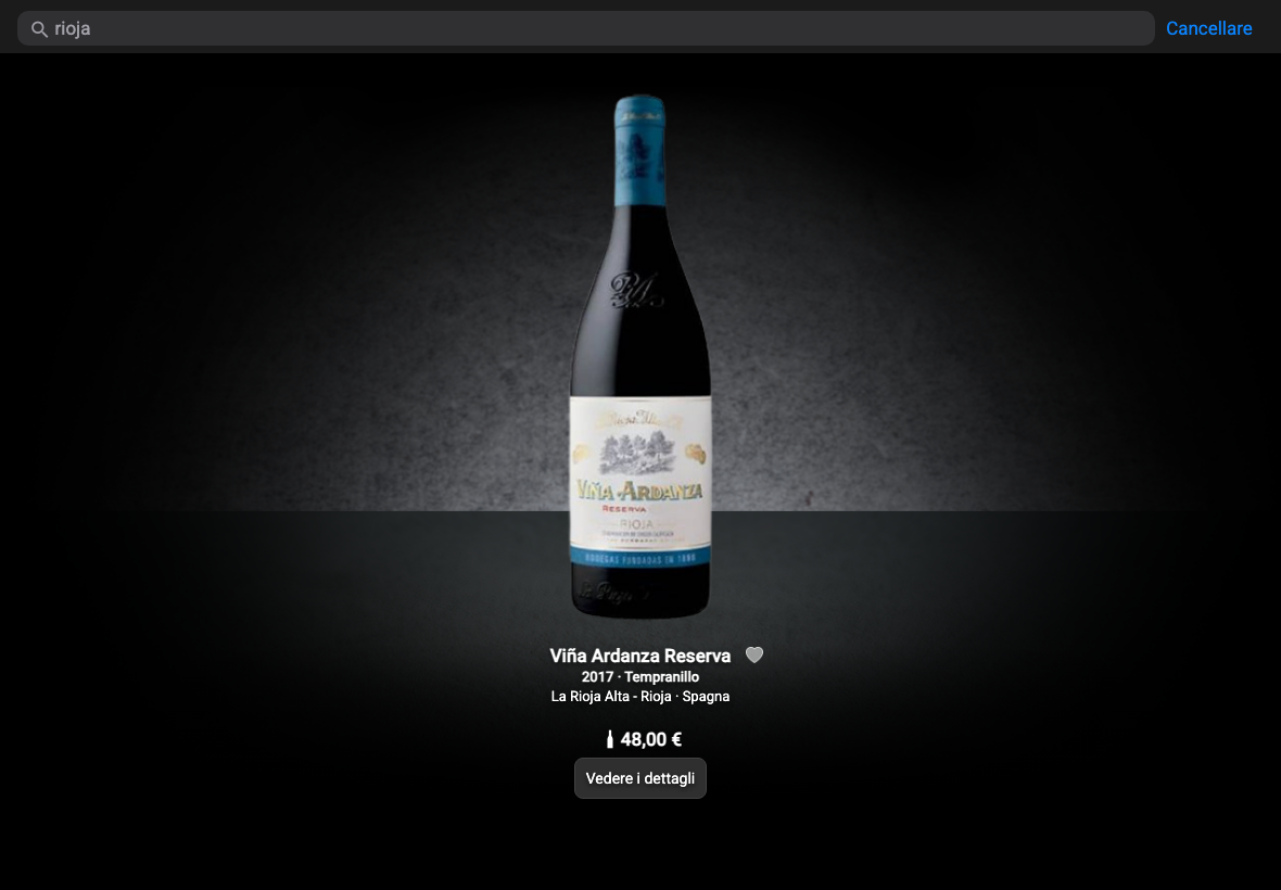 App Italiano busqueda region rioja