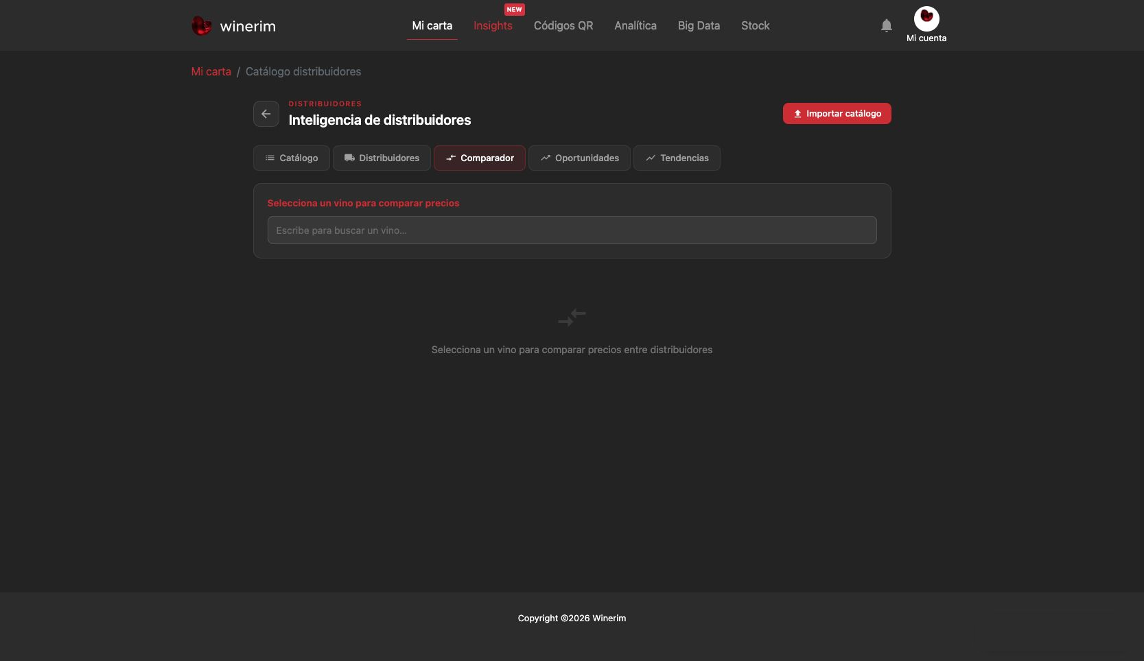 Editor Español catalogo comparador fresh 20260615
