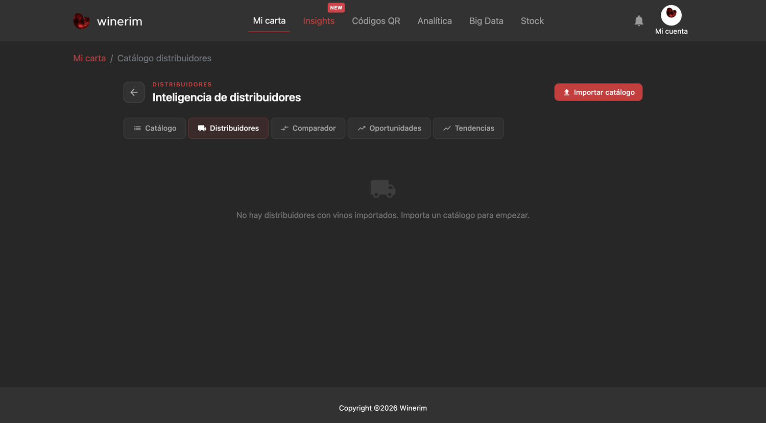 Editor Español catalogo distribuidores
