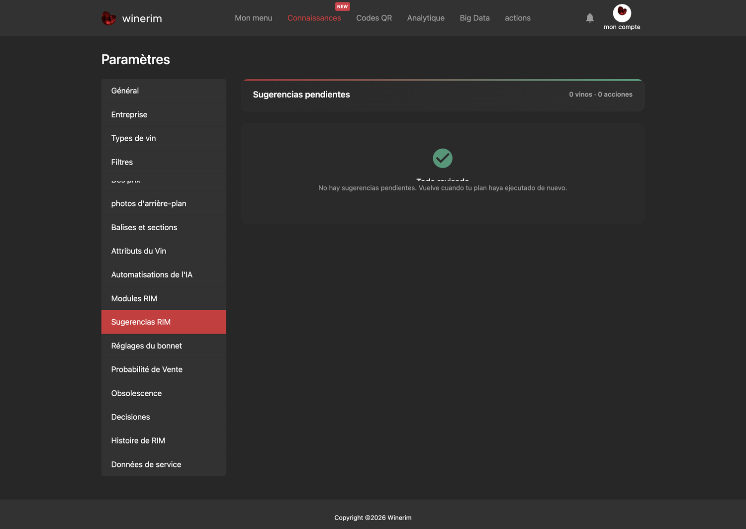 Editor Français ajustes sugerencias rim