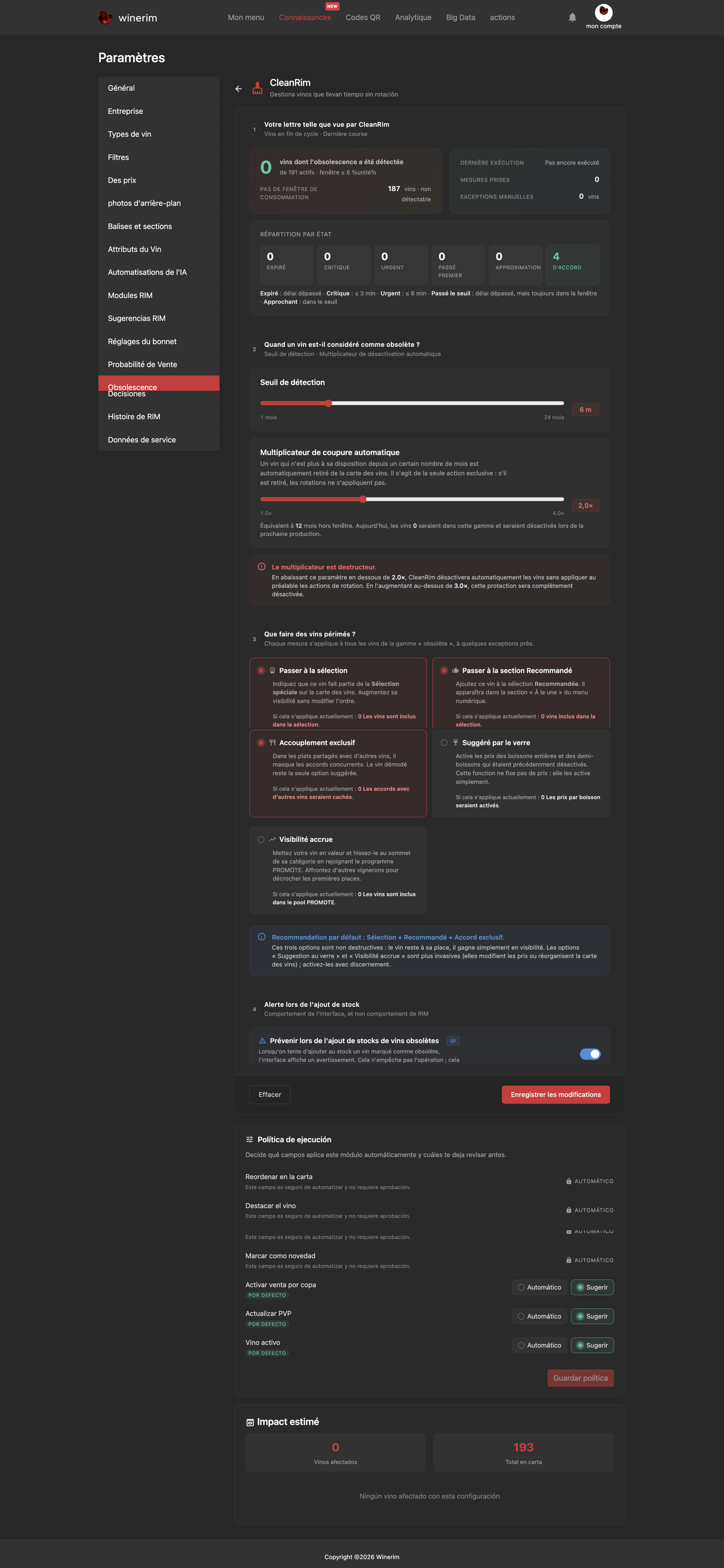 Editor Français ajustes obsolescencia
