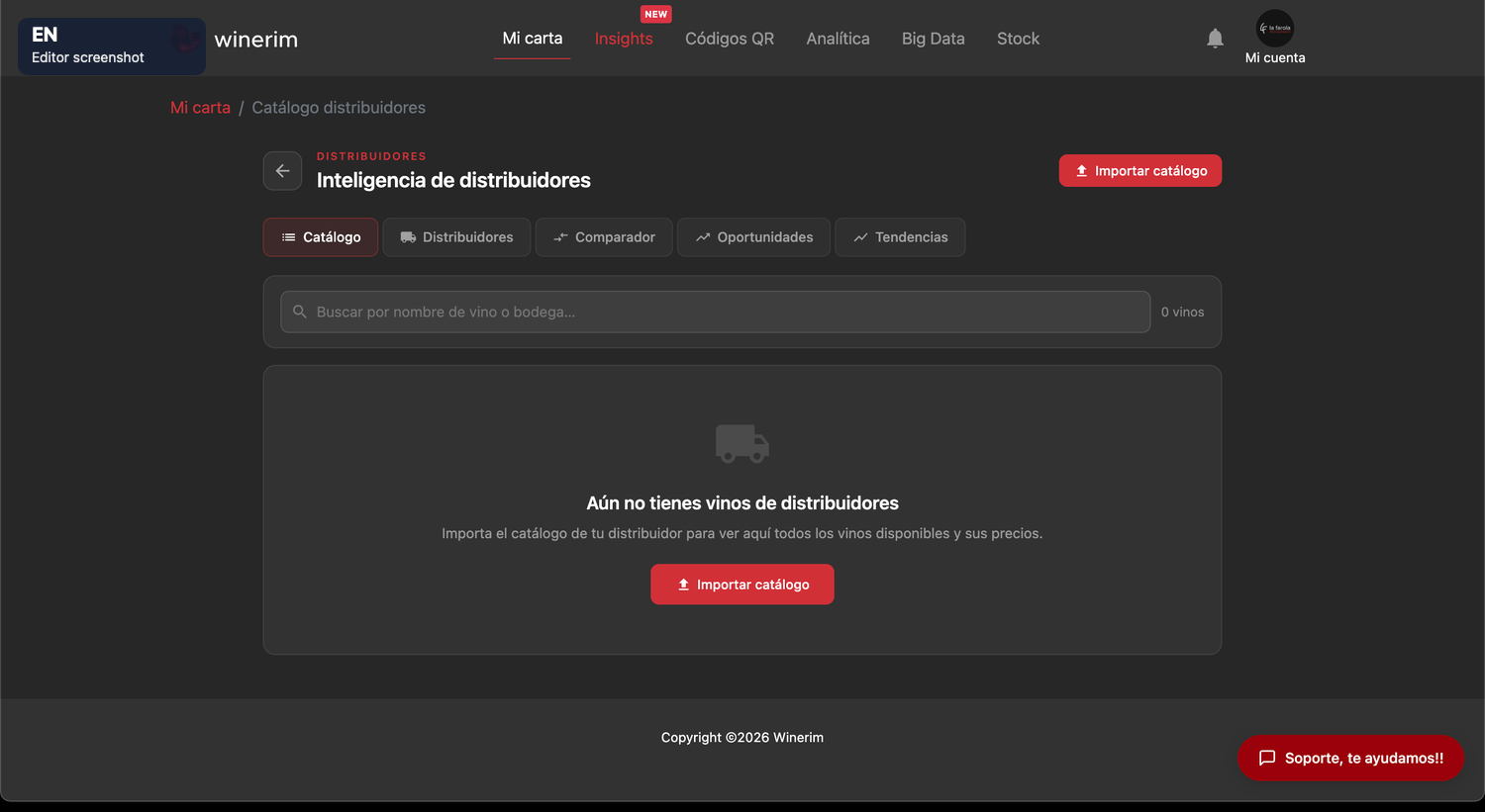 Editor English distribuidores