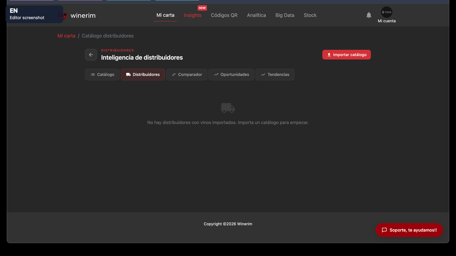 Editor English catalogo distribuidores