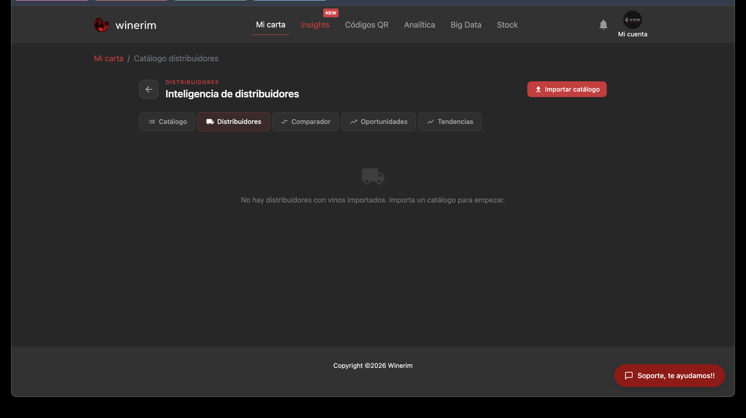 Editor Español catalogo distribuidores